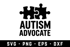 Autism Advocate |Autism SVG Cut files | Cricut Product Image 1
