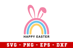 Happy Easter Svg Design | Easter Svg cut files Product Image 1