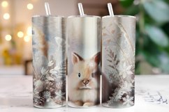 Christmas Bunny Tumbler Wrap | Christmas | Sublimation Product Image 1