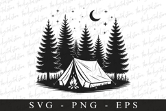 Campfire Svg | Camping Svg | Svg Cut Files Product Image 1