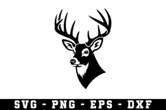 Deer Svg | Forest Svg | Svg Cut File Product Image 1