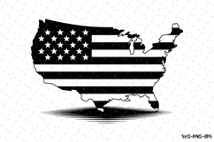 USA Flag Svg Design | Svg Cut Files | Cricut Product Image 1
