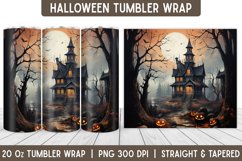 Halloween Tumbler Wrap | Halloween Design | Tumbler | Skull Product Image 1