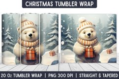 Christmas Tumbler Wrap | Tumbler | Christmas Sublimation Product Image 1