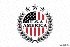 USA America Svg Design | Svg Cut Files | Cricut Product Image 1