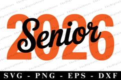 Senior 2026 svg | Graduation Svg | Svg cut file Product Image 1