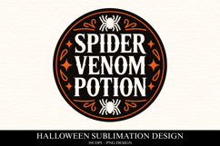 Spider venom potion Clipart PNG | Spooky Season Png Product Image 1