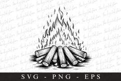 Fire Svg | Camping Svg | Svg Cut Files Product Image 1