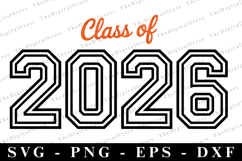 Class of 2026 svg | Graduation Svg | Svg cut file Product Image 1