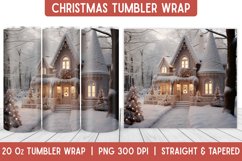 Christmas Tumbler Wrap | Christmas Sublimation | Tumbler Product Image 1