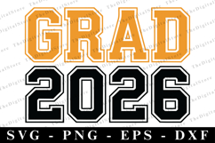 Grad 2026 svg | Graduation Svg | Svg cut file Product Image 1