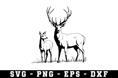 Deer Svg | Forest Svg | Svg Cut File Product Image 1