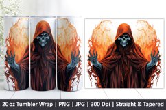 Halloween Tumbler Wrap | Halloween Design | Tumbler | Skull Product Image 1