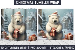 Christmas Tumbler Wrap | Tumbler | Christmas Sublimation Product Image 1