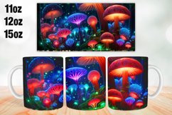 Mushrooms Mug Wrap Sublimation 11oz, 12oz, 15oz Product Image 1