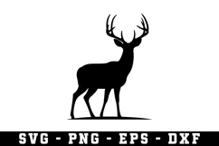 Deer Svg | Forest Svg | Svg Cut File Product Image 1