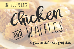 Chicken and Waffles Font Duo Product Image 1