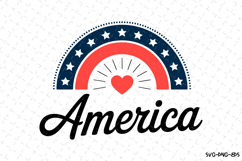 America Svg Design | Svg Cut Files | Cricut Product Image 1