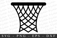 Basketball Net SVG | SVG Cut files | Cricut Product Image 1