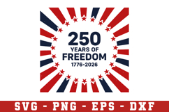 USA 250th Anniversary SVG, Patriotic Svg Png Product Image 1