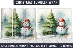 Christmas Tumbler Wrap | Tumbler | Christmas Sublimation Product Image 1
