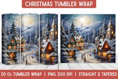 Christmas Tumbler Wrap | Christmas Sublimation | Tumbler Product Image 1