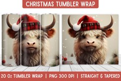 Christmas Tumbler Wrap | Christmas Sublimation | Tumbler Product Image 1