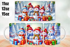 Christmas Mug Wrap Sublimation 11oz, 12oz, 15oz Product Image 1