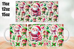 Christmas Mug Wrap Sublimation 11oz, 12oz, 15oz Product Image 1