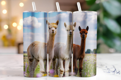 Huacaya Alpaca Tumbler Wrap | Sublimation | Tumblers Product Image 1