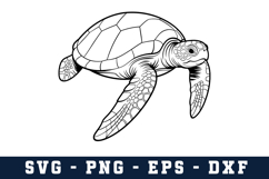 Turtle Svg Design | Svg Cut Files | Digital Download Product Image 1