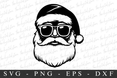Santa Face Svg | Christmas svg Product Image 1