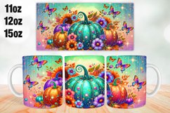 Pumpkin Season Mug Wrap Sublimation 11oz, 12oz, 15oz Product Image 1