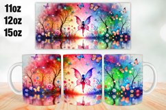 Fairy Mug Wrap Sublimation 11oz, 12oz, 15oz Product Image 1