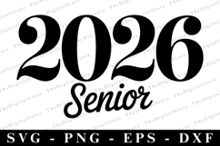 Senior 2026 svg | Graduation Svg | Svg cut file Product Image 1