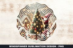 Christmas Tree Wind Spinner Sublimation Design Product Image 1