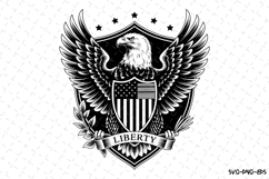 USA Eagle Svg Design | Svg Cut Files | Cricut Product Image 1