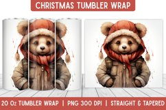 Christmas Tumbler Wrap | Christmas Sublimation | Tumbler Product Image 1