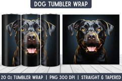 Dog Tumbler Wrap | Tumbler Designs | Sublimation Designs Product Image 1