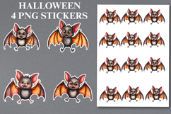 Halloween bat Stickers Png | Printable Product Image 1