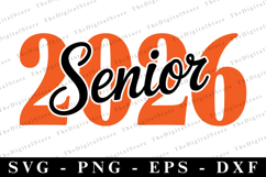 Senior 2026 svg | Graduation Svg | Svg cut file Product Image 1