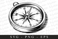 Compass Svg | Camping Svg | Svg Cut Files Product Image 1