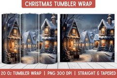 Christmas Tumbler Wrap | Christmas Sublimation | Tumbler Product Image 1