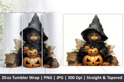 Halloween Tumbler Wrap | Halloween Witch | Tumbler | Ghost Product Image 1