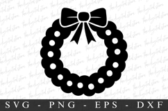 Christmas Wreath Svg | Christmas svg Product Image 1