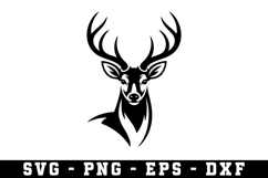 Deer Svg | Forest Svg | Svg Cut File Product Image 1