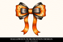 Halloween Bow Clipart PNG | Spooky Season Png Product Image 1
