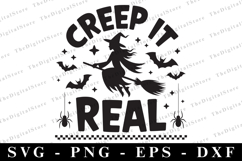 Creep it Real Svg | Halloween Svg | Cricut Product Image 1
