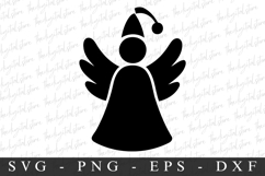 Merry Christmas Angle Svg | Christmas svg Product Image 1