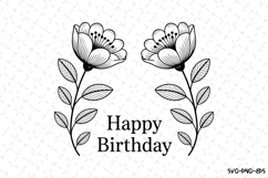 Happy Birthyday SVG | SVG Cut files | Cricut Product Image 1